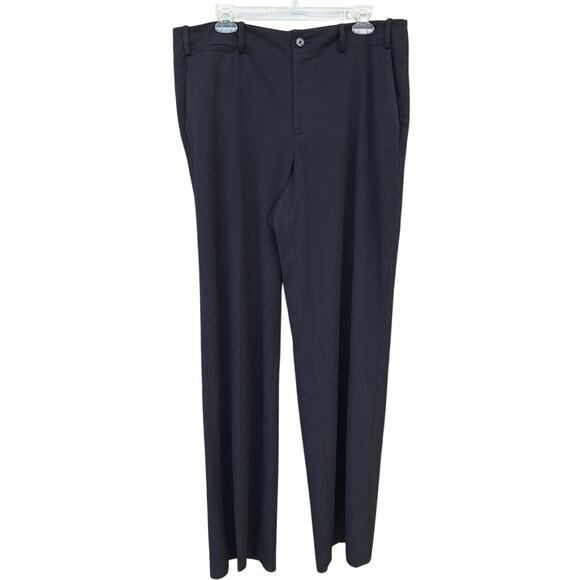 Lauren Ralph Lauren Sanderson Dress Pants Trousers Black Size 14 Straight Leg - Picture 6 of 9